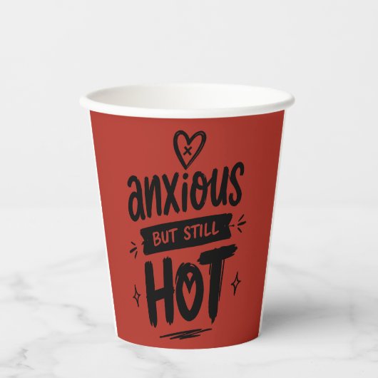 Anxious But Hot 紙コップ (正面)