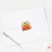 Anxious Pumpkin Sticker スクエアシール (封筒)