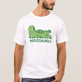 Anxiousaurus Mental Health Anxiety Pun Tシャツ (正面)