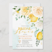 ANYイベントウォーターカラーレモンシトラスフローラ 招待状 (正面)