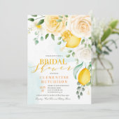 ANYイベントウォーターカラーレモンシトラスフローラ 招待状 (スタンド正面)