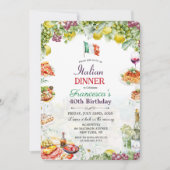 ANYイベント – ディナイタリアンー誕生日招待状 招待状 (正面)