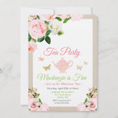 ANYイベント-フローラティーパーティの招待状 招待状 (正面)