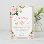 ANYイベント-フローラティーパーティの招待状 招待状 (スタンド正面)