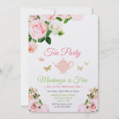 ANYイベント-フローラティーパーティの招待状 招待状 (正面)