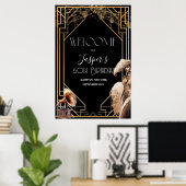 ANYイベント- Roaring 20s Welcome Sign Poster ポスター (ホームオフィス)