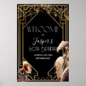 ANYイベント- Roaring 20s Welcome Sign Poster ポスター (正面)