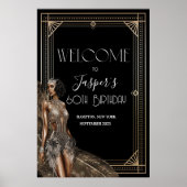 ANYイベント- Roaring 20s Welcome Sign Poster Board ポスター (正面)