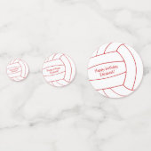 ANYカスタムカラーバレーボール誕生日またはチームパーティー コンフェッティ (正面)