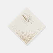 ANYカップルモダンアニバーサリーモノグラムナプキン スタンダードカクテルナプキン (角)