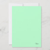 anyカラーゴールデンスタースワッグバルミツワー 招待状 (裏面)