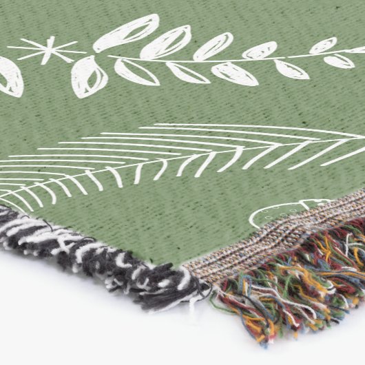 anyカラー素朴ホリデーディアアントラーロッジ スローブランケット (コーナー)