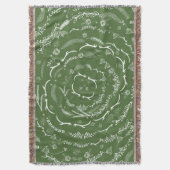 anyカラー素朴ホリデーディアアントラーロッジ スローブランケット (正面縦)