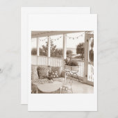 ANYビーチハウスパーティの招待状 招待状 (正面/裏面)