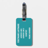 ANY年のクラスのカスタム荷物札 ラゲッジタグ (裏面縦)