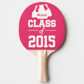 ANY年間のクラスカスタム文字とカラーパドル 卓球ラケット (正面)