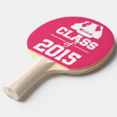 ANY年間のクラスカスタム文字とカラーパドル 卓球ラケット (正面アングル)