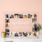 ANY誕生日ウェルカムスクリプト20フォトコラージュパーティー アクリルサイン (ウェディング)