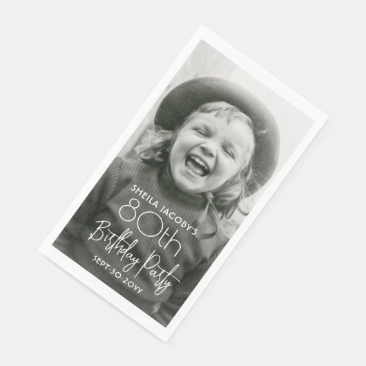 ANY誕生日シックなホワイトタイポグラフィ&フォトパーティー (コーナー)