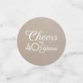 ANY誕生日応援シンプル素朴Kraftフェイク紙 コンフェッティ (スモール正面)