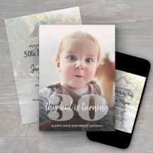 ANY誕生日「This Kid」シンプルモダン2 Photo