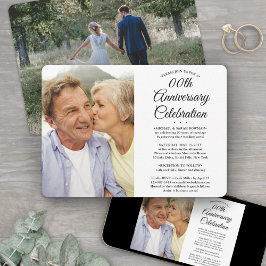 ANY 結婚's Anniversary 2 Photoエレガントパーティー 招待状