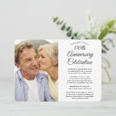 ANY 結婚's Anniversary 2 Photoエレガントパーティー 招待状 (スタンド正面)