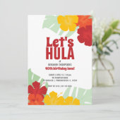 ANY AGEトロピカルバースデーパーティークラシックルアウ(ハワイ式宴会) 招待状 (スタンド正面)