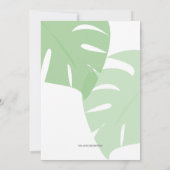 ANY AGEトロピカルバースデーパーティークラシックルアウ(ハワイ式宴会) 招待状 (裏面)