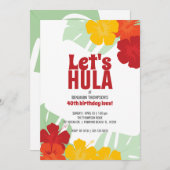 ANY AGEトロピカルバースデーパーティークラシックルアウ(ハワイ式宴会) 招待状 (正面/裏面)