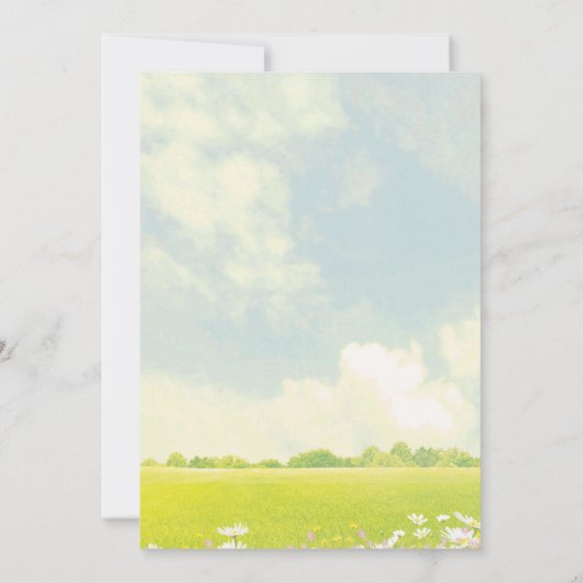 ANY AGEパーティーアットザパークカイト誕生日招待状 招待状 (裏面)