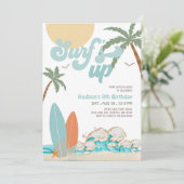 ANY AGEボーイサーフサーフィン誕生日ビーチパーティー 招待状 (スタンド正面)