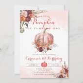 ANY AGEリトルカボキンブルゴーニュバラ誕生日 招待状 (正面)