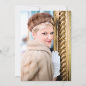 ANY AGEレトロ誕生日カクテルパーティー追加フォト 招待状 (裏面)