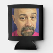 Any Age誕生日ブラック金ゴールド伝説的な写真 缶クーラー (裏面)