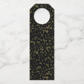 Any Age誕生日-黒/金ゴールド·オーバー·ザ·ヒル ボトルネックタグ (裏面)