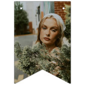 ANY AGE金ゴールド写カスタム真誕生日バントフラグ バンティングフラッグ (第1の旗)