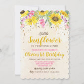 ANY AGE – ひまわり誕生日招待状 招待状 (正面)