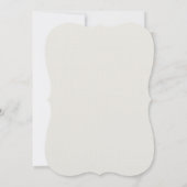 Any Age エレガント White Roseフローラ80誕生日 招待状 (裏面)