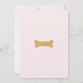 ANY AGE -オートクチュール子犬誕生日招待状 招待状 (裏面)