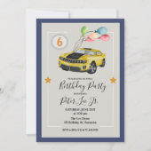 ANY AGE – カーボーイ誕生日パーティー 招待状 (正面)