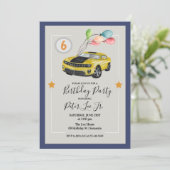 ANY AGE – カーボーイ誕生日パーティー 招待状 (スタンド正面)