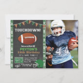 ANY AGE – サッカーの誕生日パーティーへの招待 招待状 (正面)