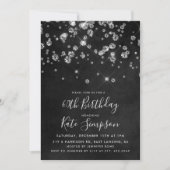 ANY AGE – ダイヤモンドカルクボード誕生日招待状 招待状 (正面)