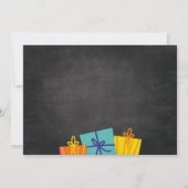 ANY AGE – デュアル兄弟姉妹誕生日 招待状 (裏面)