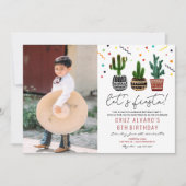 ANY AGE – フィエスタサボテン誕生日招待状 招待状 (正面)