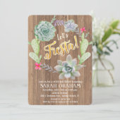 ANY AGE – フィエスタリース誕生日招待状 招待状 (スタンド正面)