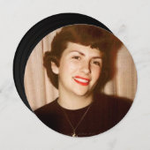 ANY AGE – フォトレコード誕生日招待状 招待状 (正面/裏面)