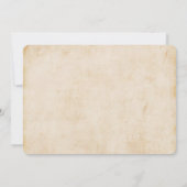 ANY AGE – フォトヴィンテージ妖精誕生日招待状 招待状 (裏面)