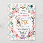 ANY AGE – ワンダーランドのアフリカ系アメリカ人アリス 招待状 (正面/裏面)